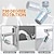 cheap Faucet Sprayer-Faucet Extender Aerator 720° Swivel, Universal Splash Kitchen Tap Filter Bathroom Basin Faucet Spray Head Washroom, Water Saving Nozzle Sprayer Attachment