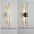 abordables Apliques de pared LED-lightinthebox 1 luz 50 cm apliques led lámparas de pared de estilo nórdico clásico diseño de línea sala de estar dormitorio aleación de aluminio aplique tradicional 110-120v 220-240v 5 w