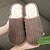 cheap Home Slippers-Home Slippers for Women Men, Fuzzy House Slippers Memory Foam  Slippers Slip on Cozy Bedroom Shoes Anti-Skid Rubber Sole Indoor Outdoor Shoes