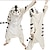 cheap Kigurumi Pajamas-Adults&#039; Kigurumi Pajamas Nightwear Cartoon Ririchiyo Shirakiin Cartoon Onesie Pajamas Funny Costume Flannel Cosplay For Men and Women Carnival Animal Sleepwear Cartoon