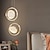 Недорогие Островные огни-23 см светодиодный подвесной светильник островной светильник круг дизайн круглый дизайн геометрические формы подвесной светильник легкий металл художественный стиль винтажный стиль современный стиль художественный современный 85-265v