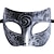billiga Festtillbehör-5 st modefest män krigare maskerad mask festival kostym fest mask vintage grekisk romersk mask polerad antik silver guld