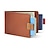 abordables porte-cartes et étuis-portefeuille à deux volets coupe slim pour hommes - portefeuille à deux volets simple avec pince à billets marron - rfid classique