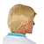 economico Parrucche dei personaggi dei film-Parrucche Cosplay Biondo Liscio Capelli Sintetici Corto Parrucche Per uomo Parrucche Per la festa