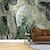 olcso Virág- és növények háttérkép-falfestmény tapéta falmatrica borító nyomat lehúzható öntapadó tájkép banánlevél pvc / vinil lakberendezés