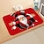 cheap Absorbent Bathroom Rug-Christmas Bath Mat Doormat Santa Claus Carpet Merry Christmas Decorations For Home 2023 Xmas Navidad Natal Gifts Happy New Year 2024 for Bathroom,Kitchen,Livingroom