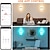 رخيصةأون إضاءات الحوائط الداخلية-مصباح حائط LED يعتم ، 15.6 بوصة rgb wifi bluetooth 2.4g 10w داخلي ذكي أكريليك جدار مصباح تحكم في التطبيق متوافق مع alexa و google home Assistant بدون محور مناسب لممر غرفة النوم