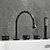billige Badekraner-badekar kran - moderne galvanisert romersk badekar messing ventil badekar dusj blandebatterier