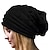 cheap Super Sale-Women&#039;s Hat Beanie / Slouchy Black White Red Outdoor Street Dailywear Knit Portable Windproof Comfort Pure Color