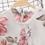 preiswerte Sets-2 Stück kinderkleidung Mädchen Blumen Rundhalsausschnitt Sweatshirt &amp; Hose einstellen Langarm Modisch Outdoor 7-13 Jahre Frühling Rosa