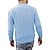 cheap Men&#039;s Sweaters &amp; Cardigans-Men&#039;s Pullover Sweater jumper Ribbed Knit Knitted Cropped Crew Neck Solid Color Outdoor Daily Basic Stylish Clothing Apparel Fall Winter Blue Pink M L XL / Cotton / Long Sleeve / Long Sleeve