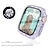 abordables Estuche para reloj inteligente-3 paquetes Caja de reloj con protector de pantalla Compatible con Apple Watch Series 8 7 41mm 45mm / Series 6 5 4 SE 40mm 44mm / Series 3 2 1 38mm 42mm Resistente a arañazos Diamante brillante