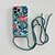 cheap iPhone Cases-Phone Case For Apple Back Cover Handbag Purse iPhone 14 Pro Max Plus 13 12 11 Mini X XR XS 8 7 Bumper Frame with Removable Cross Body Strap Soft Edges Flower TPU PC