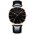 cheap Quartz Watches-Geneva Quartz Watch for Men Minimalist Ultra Thin Stainless Steel Watch Stylish Men&#039;s Watch Business Casual Quartz Watch