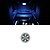 cheap Car Decoration Lights-OTOLAMPARA Universal Car Mini Led Touch Switch Light Auto Portable Night Lamp Car Reading Interior Light Roof Bulbs 2pcs
