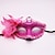 cheap Photobooth Props-Sexy Diamond Venetian Mask Venice Feather Flower Wedding Carnival Party Performance Purple Costume Sex Lady Mask Masquerade for Halloween