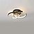 abordables Luces de techo regulables-Plafones regulables 24cm metal acabados pintados led estilo nordico 220-240v