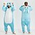 cheap Kigurumi Pajamas-Kid&#039;s Adults&#039; Kigurumi Pajamas Rabbit Bunny Character Onesie Pajamas Flannel Fabric Cosplay For Men and Women Boys and Girls Carnival Animal Sleepwear Cartoon