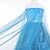 billige Kjoler-børn piger elsa frozen kostume kjole pailletter floral performance fest blå maxi langærmede prinsesse søde kjoler efterår vinter regular fit 3-10 år