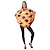 abordables couples et costumes d&#039;halloween assortis-Cookies Boîte à lait Déguisements drôles Déguisements de couple Homme Femme Cosplay de Film Cosplay Déguisements Bleu Collant / Combinaison Halloween Carnaval Mascarade Polyester