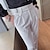 cheap Dress Pants-Men&#039;s Dress Pants Trousers Suit Pants Gurkha Pants Pocket High Rise Plain Comfort Soft Wedding Office Business Vintage Classic Dark Khaki Black Micro-elastic