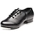 ieftine Pantofi de Tap-Unisex Pantofi de step Line Dance Pantofi De Dans Bal Antrenament Profesional Înfundarea pantofilor Oxford Călcâi Grosime călcâială Dantelat Negru