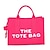 preiswerte Handtaschen und Tragetaschen-Damen Mädchen Handtasche Tragetasche Segeltuch Einkauf Täglich Festtage Bedruckt Feste Farbe Buchstabe Schwarz Weiß Rosa