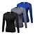 cheap Yoga Tops-Women&#039;s Compression Shirt Base Layer 3 Pack Long Sleeve Base Layer Top Athletic Athleisure Spandex Breathable Quick Dry Lightweight Fitness Gym Workout Running Sportswear Activewear Solid Colored