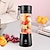 baratos Eletrodomésticos de Cozinha-liquidificador portátil liquidificador pessoal com mini misturador de suco de frutas recarregável usb liquidificador de tamanho pessoal para smoothies e shakes mini copo espremedor viagem 380 ml suco