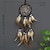 billiga Drömfångare-drömfångare blommönster handgjord present med lutning fjäder och pärlstav vägghängande dekor konst indisk stil 55*11 cm