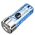 billige Arbejdslys-USB genopladelig mini nøglering lommelygte med flerfarvede sidelys - 7 lystilstande til camping og nødsituationer
