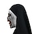 cheap Halloween Mask &amp; Props-Halloween Nun Mask Horror Latex Masks Cosplay Mascarillas Valak Face Masques with Headpiece