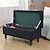 abordables Housse de pouf-Housse de pouf rectangulaire en jacquard bordeaux avec rangement, housse de banc ottoman pliable, housse de repose-pieds pour chambre à coucher, salon
