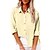 cheap Blouses &amp; Shirts-Women&#039;s Blouse Shirt Black Blue Pink Button Pocket Plain Casual Long Sleeve Shirt Collar Streetwear Regular S