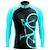 cheap Men&#039;s Jerseys-21Grams Men&#039;s Cycling Jersey Long Sleeve Bike Top with 3 Rear Pockets Mountain Bike MTB Road Bike Cycling Breathable Moisture Wicking Quick Dry Reflective Strips Black Pink Red Graphic Polyester
