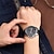 お買い得  クォーツ腕時計-MEGIR クォーツ のために 男性 ハンズ クォーツ スタイリッシュ ファッション スタイリッシュ フォーマル 防水 フェイクスリーアイズシックスニードルズ 夜光計 合金 PUレザー ファッション