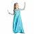 Недорогие Платья-Детский костюм Эльзы для девочек, платье мультяшного цвета, однотонное платье трапециевидной формы, праздничное синее платье макси с длинными рукавами, красивые платья принцессы на осень и зиму,