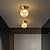 Недорогие Потолочные светильники-14 см потолочные светильники в форме шара, медь, формальный стиль, винтажный стиль, современный стиль, современный скандинавский стиль, 220-240 В