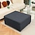 cheap Ottoman Cover-Stretch Ottoman Cover Spandex Elastic Stretch Rectangle Folding Storage Covers Removable Footstool Protect Footrest Covers