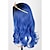 abordables Perruques de déguisement-topcosplay bleu perruque pour enfants filles long ondulé perruque halloween costume cosplay perruque noir racines