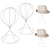 abordables Crochets et fixations-Support de chapeau en métal art de fer porte-chapeau simple support de chapeau créatif présentoir de chapeau pour enfants adultes