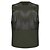 abordables Vestes-Gilet de pêche pour hommes gilet de randonnée été extérieur léger travail safari voyage photo gilet avec 16 poches respirant maille à séchage rapide polyester orchidée noir vert clair chasse
