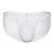cheap Men&#039;s Briefs Underwear-Men&#039;s 1pack Basic Panties Briefs Mesh Polyester Antibacterial Leak Proof Pure Color Mid Waist Black White