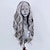 Недорогие Парик из искусственных волос на кружевной основе-выделить серебристо-серый объемная волна парик синтетические парики фронта шнурка для женщин натуральный волос синтетический парик шнурка косплей парик