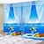 voordelige Wanddecoratie-venster landschap wandtapijten art decor deken gordijn opknoping thuis slaapkamer woonkamer decoratie kokospalm zee oceaan strand