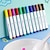 billige maling, tegning og kunstutstyr-magisk vannmalingspenn, 12 farger magisk flytende blekkpennsett, sletting av tavlemarkører, doodle vannpenner flott idé for barn gutter jenter voksne