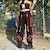 cheap Y2K Fashion-Punk &amp; Gothic Y2K Year 2000 Pants Masquerade Spicy Girls Women&#039;s Carnival Pants