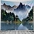 cheap Landscape Tapestry-Wall Tapestry Art Decor Blanket Curtain Picnic Tablecloth Hanging Home Bedroom Living Room Dorm Decoration Mountain Forest Tree Sunset Sunrise Nature Landscape