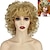 cheap Costume Wigs-Wig for Women Blonde Curly Bad Wig 80s 70s Movie Wig for  Party Daily Halloween Wig