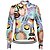 cheap Women&#039;s Cycling Clothing-21Grams Women&#039;s Cycling Jersey Long Sleeve Bike Top with 3 Rear Pockets Mountain Bike MTB Road Bike Cycling Breathable Quick Dry Moisture Wicking Reflective Strips Orange Graphic Polyester Spandex